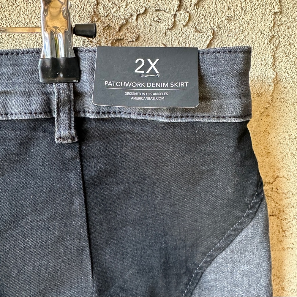 American Bazi Patchwork Mini Skirt - Picture 8 of 12